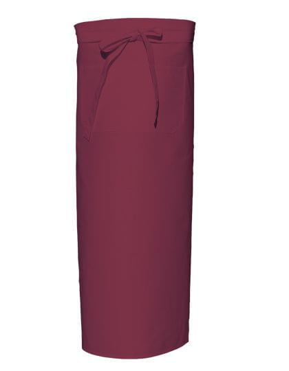 Bistro Apron with Front Pocket Bordeaux