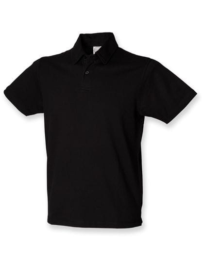 Men`s Short Sleeved Stretch Polo Black