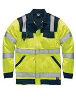 Industry Hi-Vis Jacket EN20471 Yellow / Navy