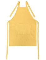 Apron with Pocket Canvas Brilliant Yellow (Yellow)