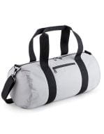 Reflective Barrel Bag Silver Reflective