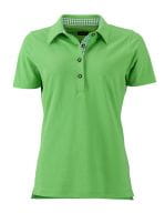 Ladies` Traditional Polo Lime Green / Lime Green / White