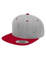 Heather Grey / Red