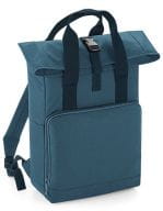 Twin Handle Roll-Top Backpack Airforce Blue Twin Handle Roll-Top Backpack Airforce Blue