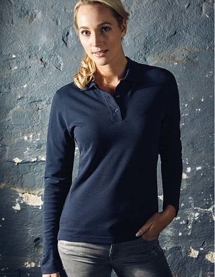 Women`s Heavy Polo Longsleeve