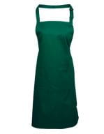 Colours Collection Bib Apron with Pocket Bottle (ca. Pantone 560)