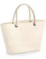 Nautical Beach Bag Natural