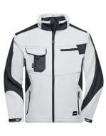 Workwear Softshell Jacket -STRONG- White / Carbon