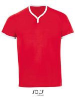 Short-Sleeved Shirt Atletico Red / White