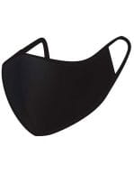 Premium Mund-Nasen-Maske (AFNOR Standard zertifiziert; 3er Set) Black / Black