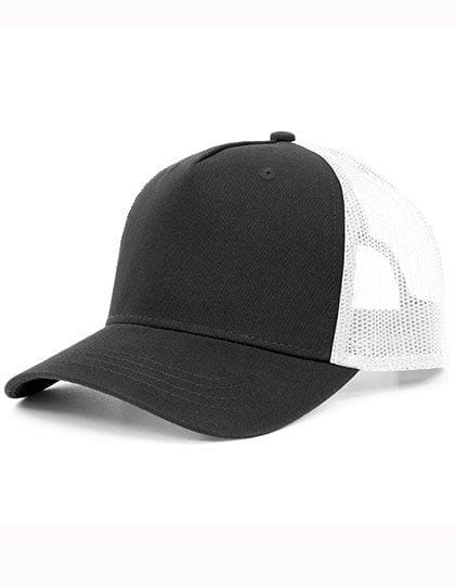 5-Panel Trucker Cap Recycled Black / White