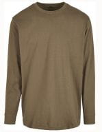 Longsleeve Tee with cuffrib Olive