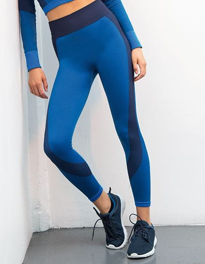 Ladies Seamless Panelled Leggings