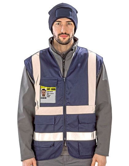 Heavy Duty Polycotton Security Vest