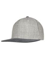 Melange Velour Snapback Grey / Grey