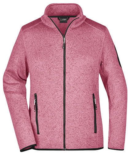 Ladies` Knitted Fleece Jacket