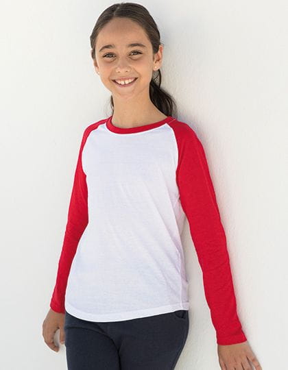 Kids` Long Sleeved Baseball T