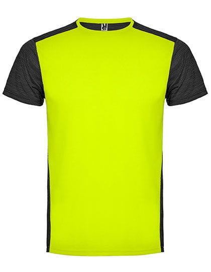 Zolder T-Shirt Fluor Yellow 221 / Heather Black 243