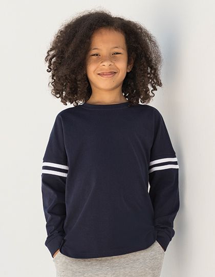 Kids` Drop Shoulder Slogan Top