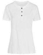 Sharon Henley T-Shirt Women White