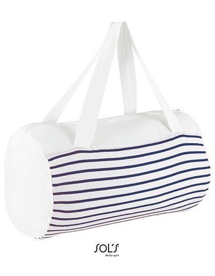 Striped Jersey Duffel Bag Sunset