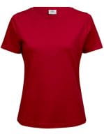 Womens Interlock Tee Red