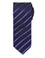 Sports Stripe Tie Navy / Purple