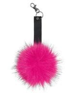 Faux Fur Pop Pom Key Ring Bella