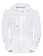 Men`s HD Zipped Hood Sweat White