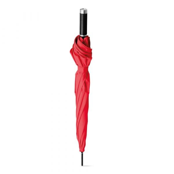 PULLA. Regenschirm mit automatischer Öffnung Rot
