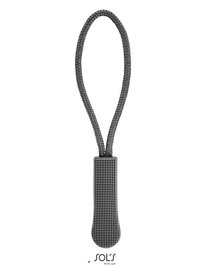 Bingo Zip Puller Charcoal Grey (Solid)