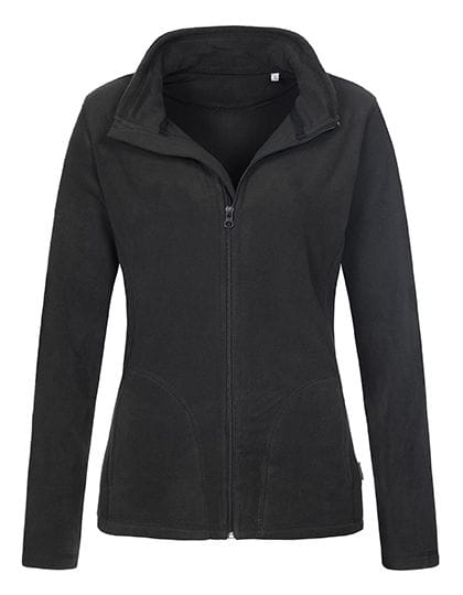 Fleece Jacket Women Black Opal