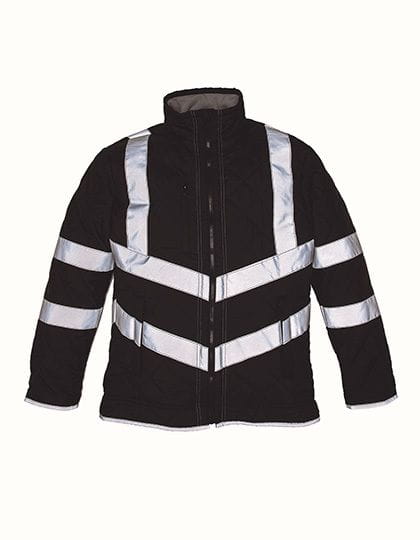 Hi Vis Kensington Jacket (with Fleece Lining) Black