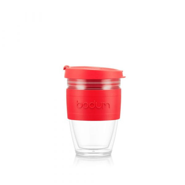 JOYCUP DOUBLE 250. Reisebecher 250ml Rot