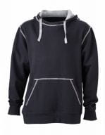 Men`s Lifestyle Hoody Black / Grey Heather