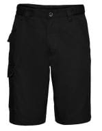 Workwear Polycotton Twill Shorts Black