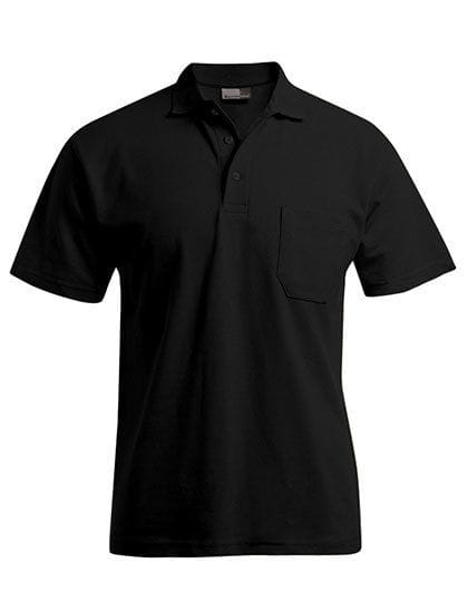 Men`s Heavy Polo Pocket Black