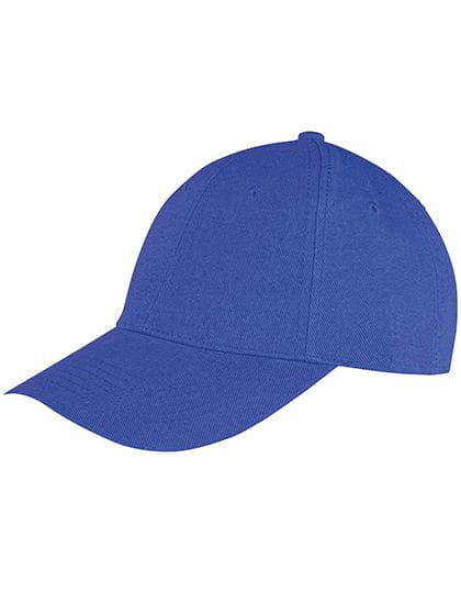 Memphis Brushed Cotton Low Profile Sandwich Peak Cap Royal / White