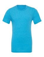 Unisex Triblend Crew Neck T-Shirt Aqua Triblend (Heather)