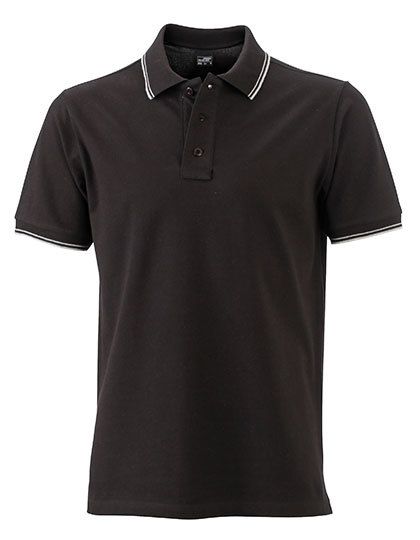 Men`s Polo Black / White