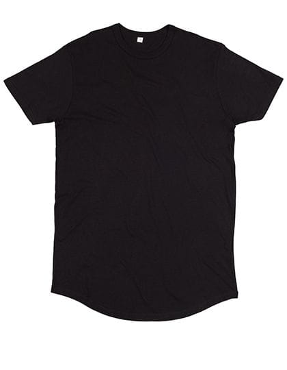 Men`s Organic Long Length T Black