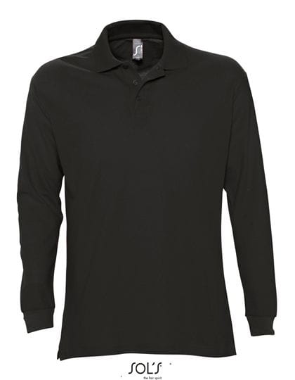 Longsleeve Polo Star Black