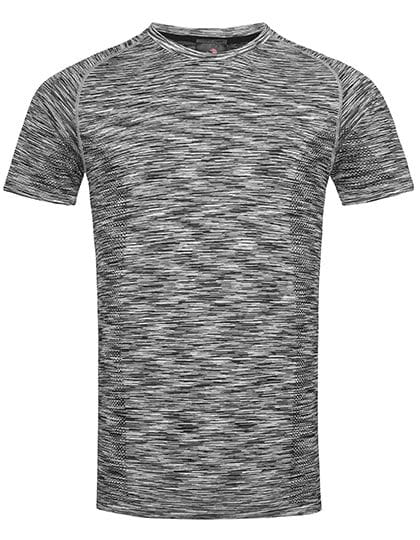 Seamless Raglan T-Shirt Black Opal Melange