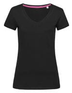 Megan V-Neck Women Black Opal