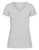 Lisa V-Neck Women Grey Heather