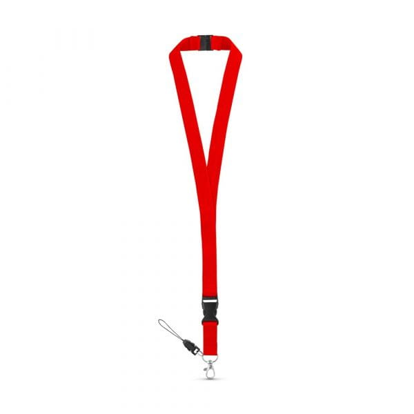 MURRAY. Lanyard mit 20mm Breite Rot