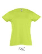 Kids` T-Shirt Girlie Cherry Apple Green