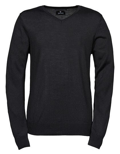 Men`s V-Neck Sweater Black