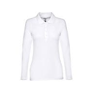 THC BERN WOMEN WH. Damen Langarm-Poloshirt Weiß