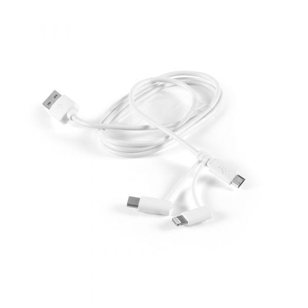 NOETHER. USB-Kabel 3 in 1 Weiß